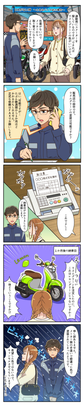 DXが無い時漫画